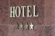 Litery, napis  hotel