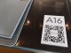 Table signs with MENU card with QR code and NFC
