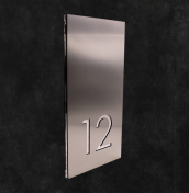 Minimalist door signage