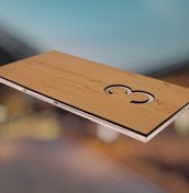 Elegant hotel signs